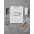 thumbnail image 3 of Utah, Salt Lake City Text Men T-Shirt, Male Medium, 3 of 4