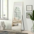 thumbnail image 3 of Full Length Floor Mirror Wall Mounted Rectangle Gold 65"x22", 3 of 10