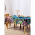 thumbnail image 3 of Funny Diving Panda Rectangle Tablecloth, Ocean Sea Coastal Coral Fish Marine Life Waterproof & StainResistant Tablecloth, Washable Oil-proof Table Cover for Dining/Party/Wedding/Buffet 54x108 In, 3 of 9