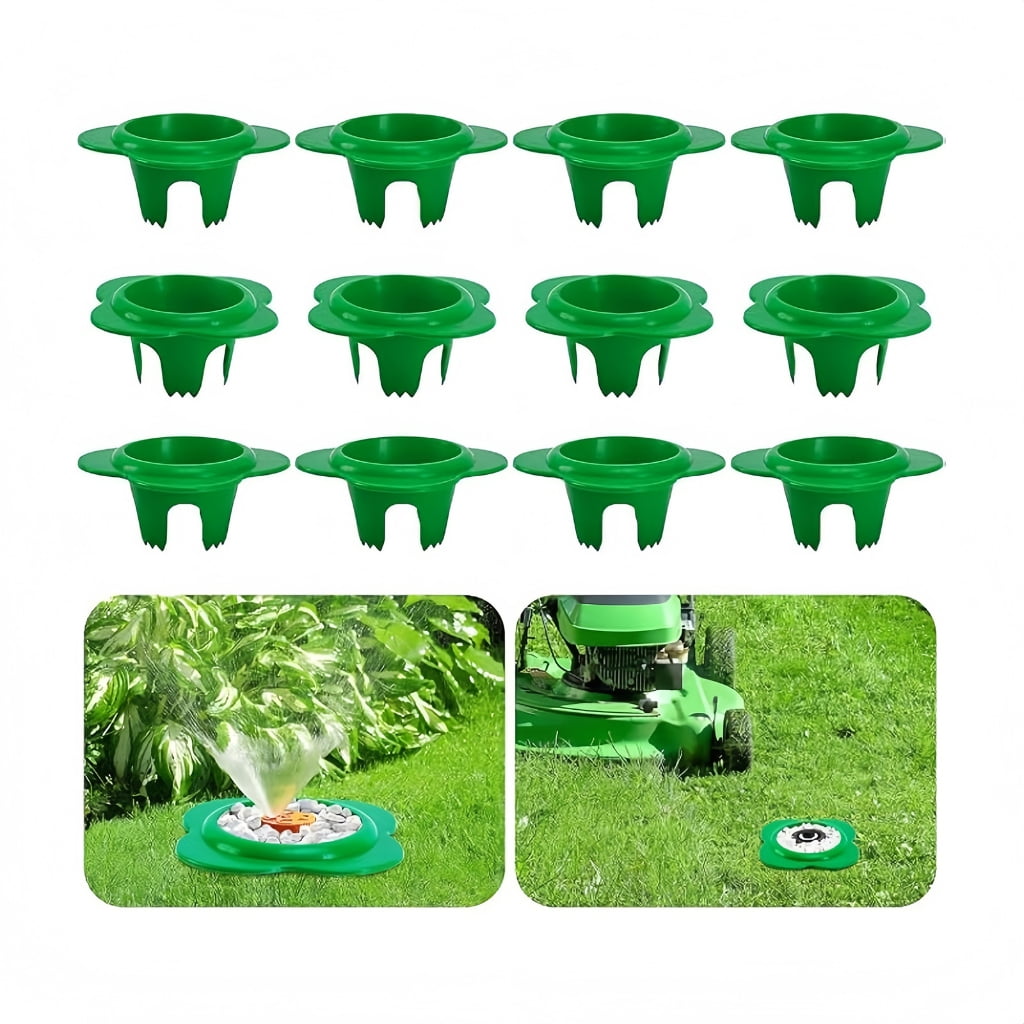 Zeiwohndc (1-Piece) Sprinkler Head Cover Protector - Guard for In-Ground Irrigation, Anti-Crush Shield for Mowers & Foot