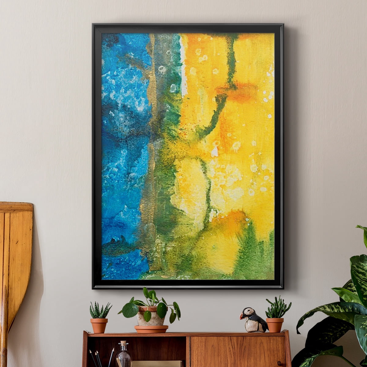 Aquatic Energy I Premium Framed Print, in Gold, Black, or Silver - Ready to Hang