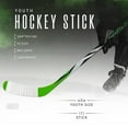 thumbnail image 2 of Franklin Sports Junior Ice Hockey Stick - Pursuit Left Handed Ice Kids Hockey Stick - 42" Inch Junior Composite Hockey Stick for Youth Hockey - 20 Flex + Textured Grip Ice Hockey Stick - Lefty, 2 of 9