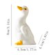 thumbnail image 3 of Figura de pato de cerámica para decoración de escritorio | Adorno de desatascador de inodoro para baño | Detalle decorativo original para estante o encimera, 3 of 7