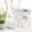 White, variant on Portable Shower Caddy Mesh Tool Bag with Zipper Ideal for Gym Travel Camping Beach Sunscreen Dorm College Storage