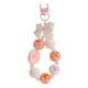 thumbnail image 5 of Llavero con cuentas, colgante de llave de coche de dibujos animados, pulsera portátil, llavero para fiesta de niñas Rosa, 5 of 9