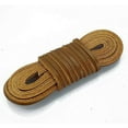 thumbnail image 1 of ORUYROP (TM) 3mm Flat Genuine Leather Shoe Lace Boot Lacing Strip Cord Braiding String Light Brown(72 inches), 1 of 1