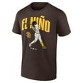 thumbnail image 2 of Men's Fernando Tatis Jr. Brown San Diego Padres Player Swing T-Shirt, 2 of 4