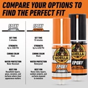 Gorilla Glue Ultimate Epoxy 25ML Syringe, Black Finish, Waterproof Adhesive