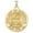 Yellow Gold, variant on PicturesOnGold.com Our Lady of The Altagracia Religious Medal - 2/3″ Size of Dime, Sterling Silver