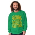 thumbnail image 5 of Shedding Sharing Glitter Dog Fur Puppy Sweatshirt for Men or Women Brisco Brands X, 5 of 6