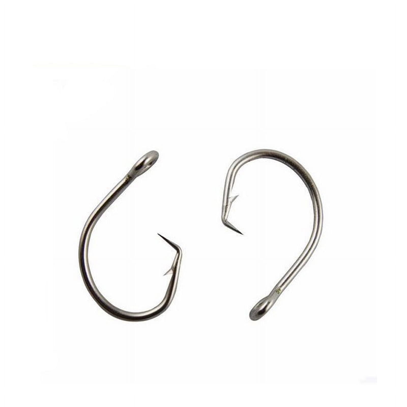 100pcs 39960 Stainless Steel Fishing Hooks Big Game Fish Tuna Circle Bait Fishhooks Size 8/0-15/0