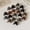 Bow mixed color 20 pack, variant on Retro Acetate Print Hair Claw Set, Mini Shark Clips for Half-Updos & Strands-Keel clip mixed color 20 pack