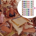 thumbnail image 2 of Game Mahjong Game Set Game Tiles Flag Pattern Tile Games For Adults Kids For Spring Picnic Party Aristocracy Game Game Holder 4bidden Game Archaeology Game Birds Game Game Book Authenticity And Stamp, 2 of 3