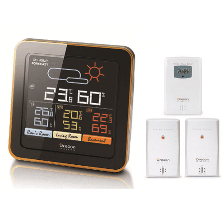 Oregon Scientific Rar502s Multi Zone Wireless Temperature Monitoring Oregon Scientific Rar502s Multi Zone Wireless Temperature Monitoring Station With Humidity Mold Alert Weather Forecast Indoor