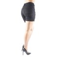 thumbnail image 4 of Fashion2Love Women's Juniors High Waist Classic Ripped Distressed Bermuda Shorts, 4 of 9