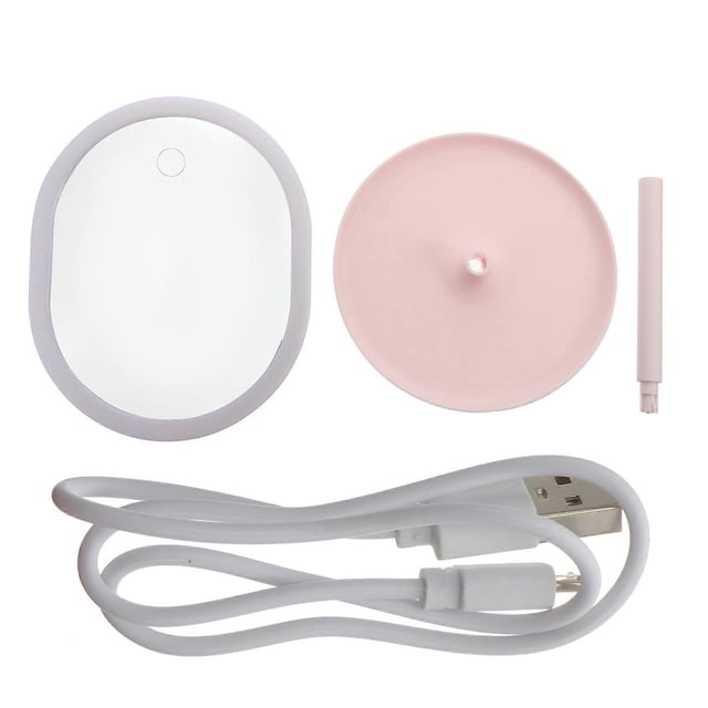 LED Tabletop Cosmetic Mirror for Women – Portable Vanity Mirror for Makeup, Dresser & Bathroom Use – Compact Travel Makeup Mirror