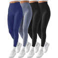thumbnail image 1 of Pack 4 Colores Leggins Faja Termicos Afelpados Unitallas Yoga, 1 of 9