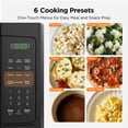 thumbnail image 3 of BLACK+DECKER 1.1 Cu. Ft. Microwave Oven in Stainless Steel, 3 of 10