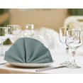 thumbnail image 4 of [24 Pack, Light Grey] Cloth Napkins 17x17 Inches, 100% Polyester Hemmed Edges, Washable and Reusable Ideal for Parties, Weddings and Dinners, 4 of 9