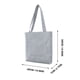 thumbnail image 3 of Bolso Tote de Pana de Gran Capacidad para Mujer | Bolso Informal de Lona con Múltiples Bolsillos y Cierre de Cremallera | Elegante Bolso de Hombro para El Trabajo, Viajes, Compras, Escuela, Uso Diari, 3 of 4