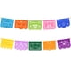 thumbnail image 3 of Adorno de PAPEL PICADO ARTEMEX Boda Multicolor para fiesta 10 Pzas, 3 of 4