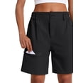 thumbnail image 3 of Pinspark Women's Hiking Cargo Shorts Quick Dry Work Summer Shorts for Women Golf Travel Athletic with Zipper Pockets, 3 of 6