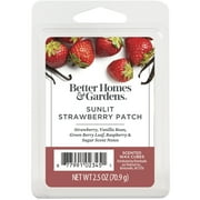 Sunlit Strawberry Patch Scented Wax Melts, Better Homes & Gardens, 2.5 oz (1-Pack)