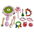 thumbnail image 1 of MERIGLARE WOODen Music Set for Toddlers with Storage Bag pink, 1 of 9