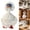 White, variant on Mini Goose Outfit Bikini Crochet Clothes Statue Accessories Set, Handmade Knitted Design Stylish Sunglasses Cute Display Durable Fit, for Car Dashboard Desk Decor Summer Theme Collectors