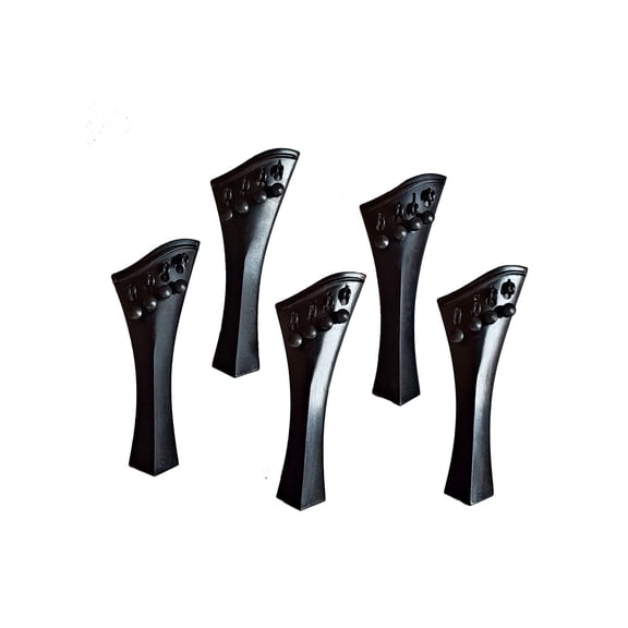 Violin Tailpiece Harp Model Hill Style 4/4, Light Tuners, Crafted from Premium Ebony Wood, SET OF 1 PCS
