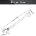 thumbnail image 2 of SLGHLSAHG Flare Nut Wrench, 15mm x 17mm Metric Double Open End, 2Pcs A9476, 2 of 8