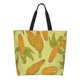 thumbnail image 1 of Balery Corn Bolsa Tote Estilo Estético con Cremalleras, Bolsa de Hombro, Bolsa de Compras Grande y Plegable, 1 of 8