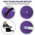 thumbnail image 2 of RDX Exercise Ball with Resistance Band Stability Ring Anti-Burst, Quick Pump, Supports 250kgs Purple, 2 of 9