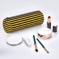 thumbnail image 2 of Disketp Bee Stripe Estuche Organizador de Lápices de Cuero, Estuche de Oficina con Cremallera para Bolígrafo y Lápiz, 2 of 6
