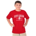 thumbnail image 5 of North Carolina Cute Footprints Beach Crewneck T Shirts Boy Girl Teen Brisco Brands X, 5 of 6