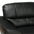 thumbnail image 2 of Baxton Studio Townsend Black Leather Sectional Sofa with Right Facing Chaise, 2 of 6