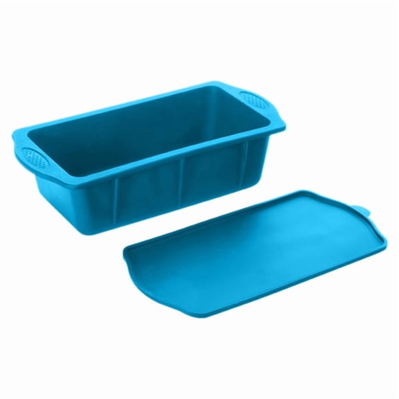 Blue Silicone Ice Bath Ice-Cube Mold Lid Reusable Ice-Cube Mold Can Make 4 Pounds Extra Large Ice-Cube Ice Box Mold