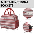 thumbnail image 6 of Womens Red Christmas Folk Pattern Lunch Box for Work,Insulated Lunch Bag for Women,Loncheras Para Mujer,Leakproof Adult Lunch Bag for Work,Beach,Travel,Picnic,Camping, 6 of 7