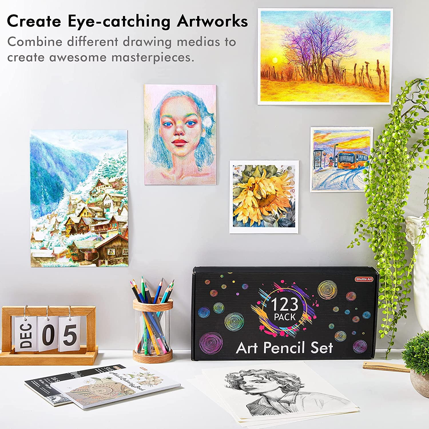 Beautiful 123 Art Set For Children And Adults 
