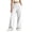 White, variant on Gunia Little Girls Sweatpants Joggers School Uniformss Baggy Wide Leg Sweat Pants Sweatpants Elastic Waist Joggers Pants Preppy Clothes For Kids Athletic Pants Army Green 5-6 Years