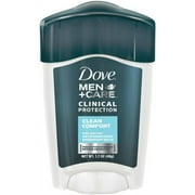 Dove Men + Care Clinical Protection Antiperspirant Deodorant Solid Clean Comfort 1.70 Oz Pack Of 12
