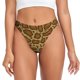 thumbnail image 1 of Balery Snake Skin Tangas de Algodón para Mujer con Estampado – Ropa Interior Sexy, Transpirable, G-string-Large, 1 of 6