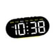 thumbnail image 5 of Reloj despertador digital LED moderno y ajustable para escritorio, ideal para el hogar, el dormitorio y la oficina. Luz amarilla, 5 of 9