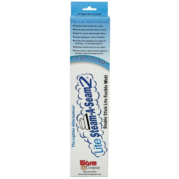 Warm Company Lite Steam-A-Seam 2 Toile Fusible-12"X3yd 5436