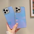 thumbnail image 6 of Compatible with iPhone 12/12 Pro Case for Women Girls,Luxury Shiny Fashion Gradient Glitter Bling Cute Clear Acrylic Plate Shockproof Case for iPhone 12/12 Pro(Laser), 6 of 15