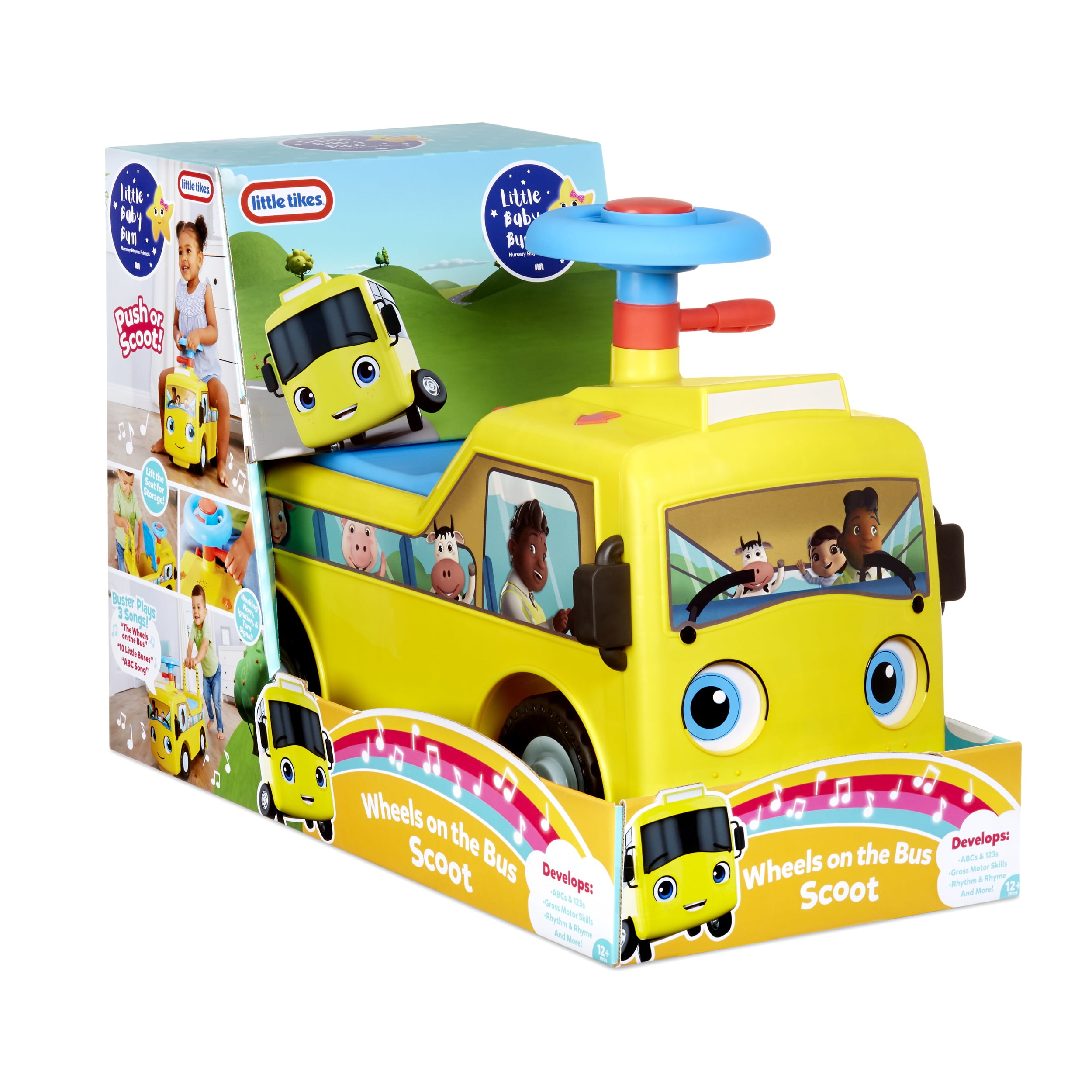 wheels on the bus toy with song