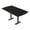 Black Cypress w/Matte Black Base, variant on Arc Rectangle Bistro Height Meeting Table T-Shaped Metal Base 46x84 Bar Table
