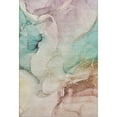 thumbnail image 2 of Addison Rugs Mayfield Washable Transitional Watercolors Teal Rectangle Rug, 3' x 5', 2 of 6