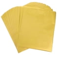thumbnail image 1 of Golden Aluminum Foil Candy Wrappers for Food Wrapping Elegant Packaging for Chocolates and Candies 6.5x9.5 inches, 1 of 5