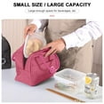 thumbnail image 4 of LNKOO Reusable Insulated Lunch Bag Lunch Tote Box with Front Pocket Zipper Closure for Woman Man Work Picnic or Travel, 4 of 8
